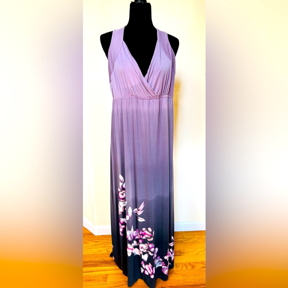 SOMA women’s maxi dress light purple colour size L